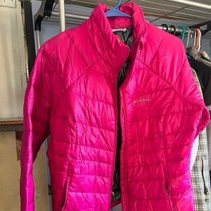 Columbia Turbodown Omni Heat Ladies Fuschia Jacket XL